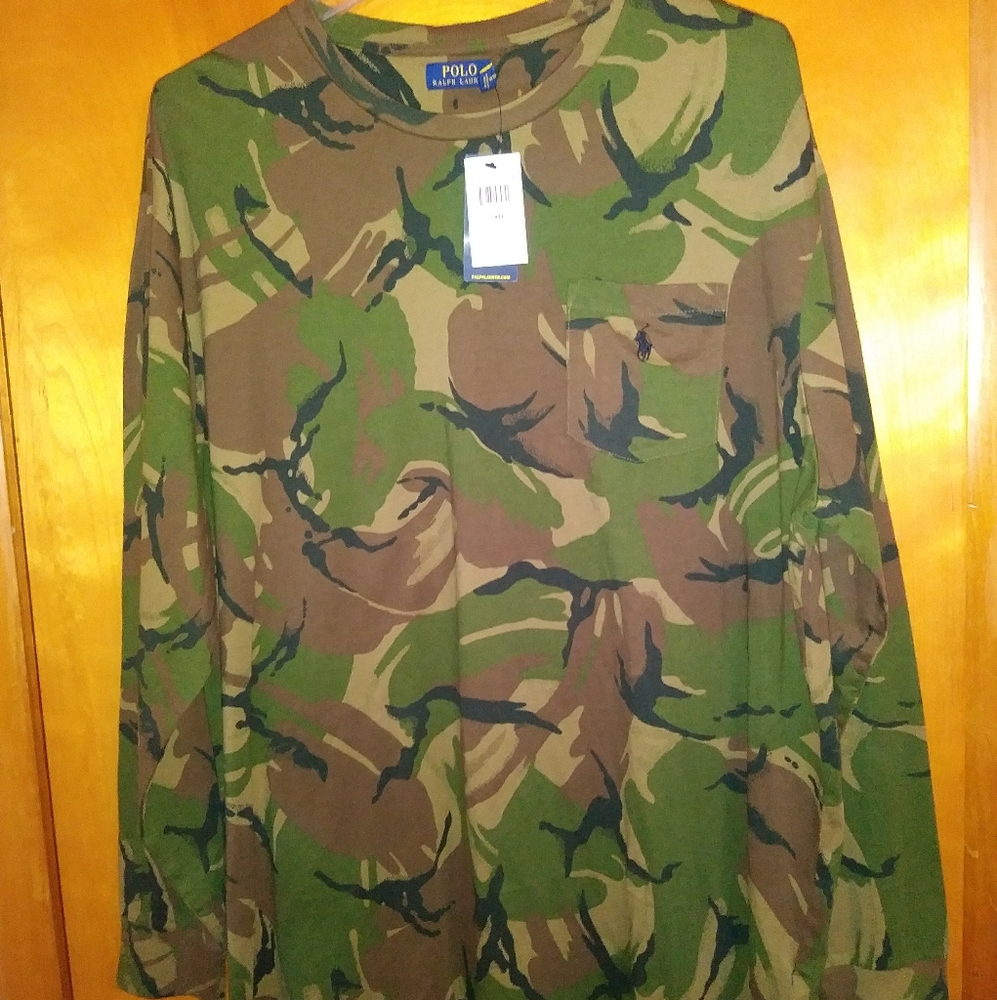 Ralph Lauren Polo (British Elmwood Camo) XXL (2XB) NWT never worn or tried on